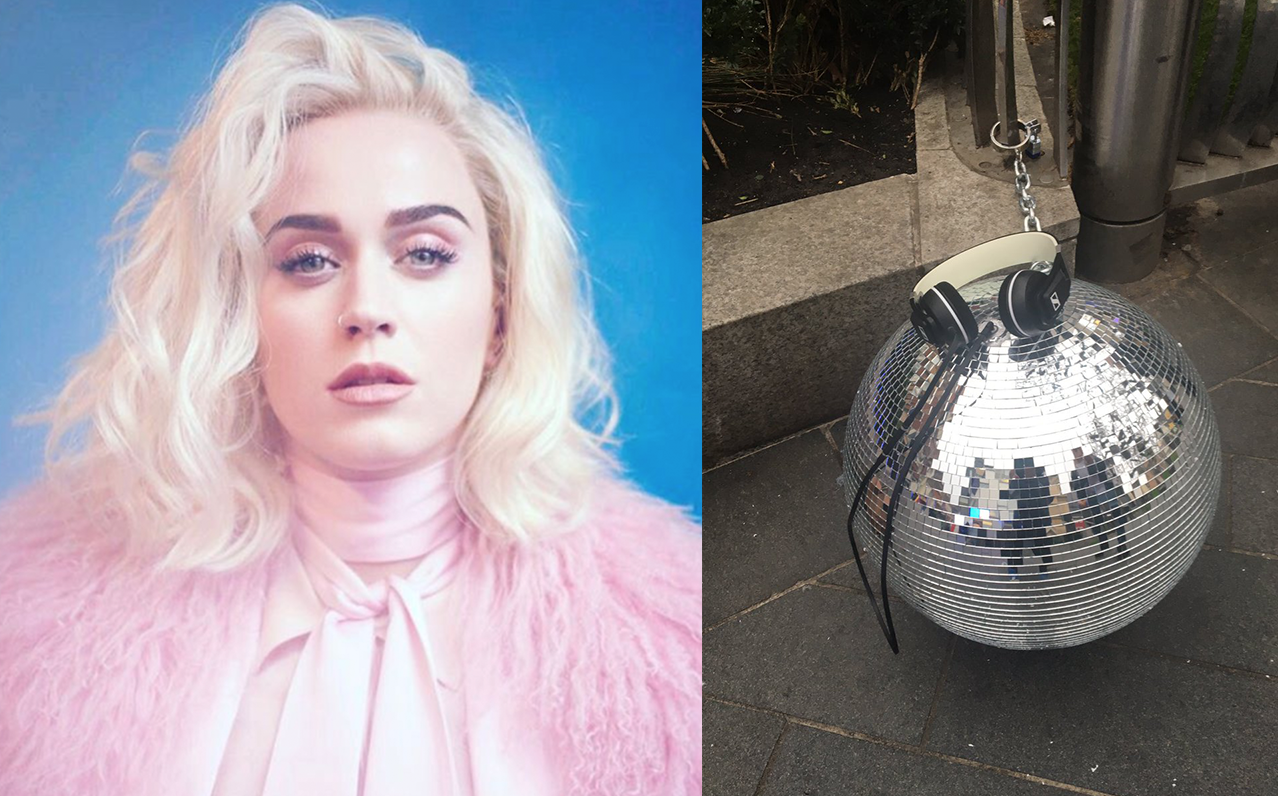 Katy Perry manda a sus fans a buscar bolas disco por todo el mundo para